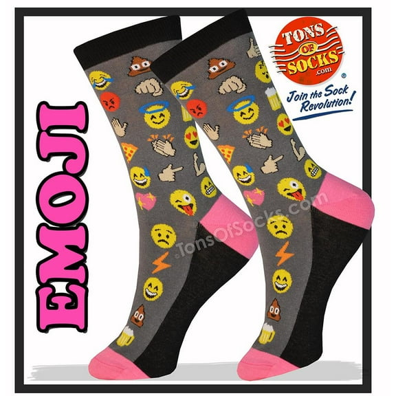 Foot Traffic 44002477 Emoji Womens Socks - Pack of 3