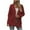 Red, variant on ZQUUVOU Cardigan Sweaters for Women Tops Solid Color Loose Knitted Long Sleeve Open Front Coat Black