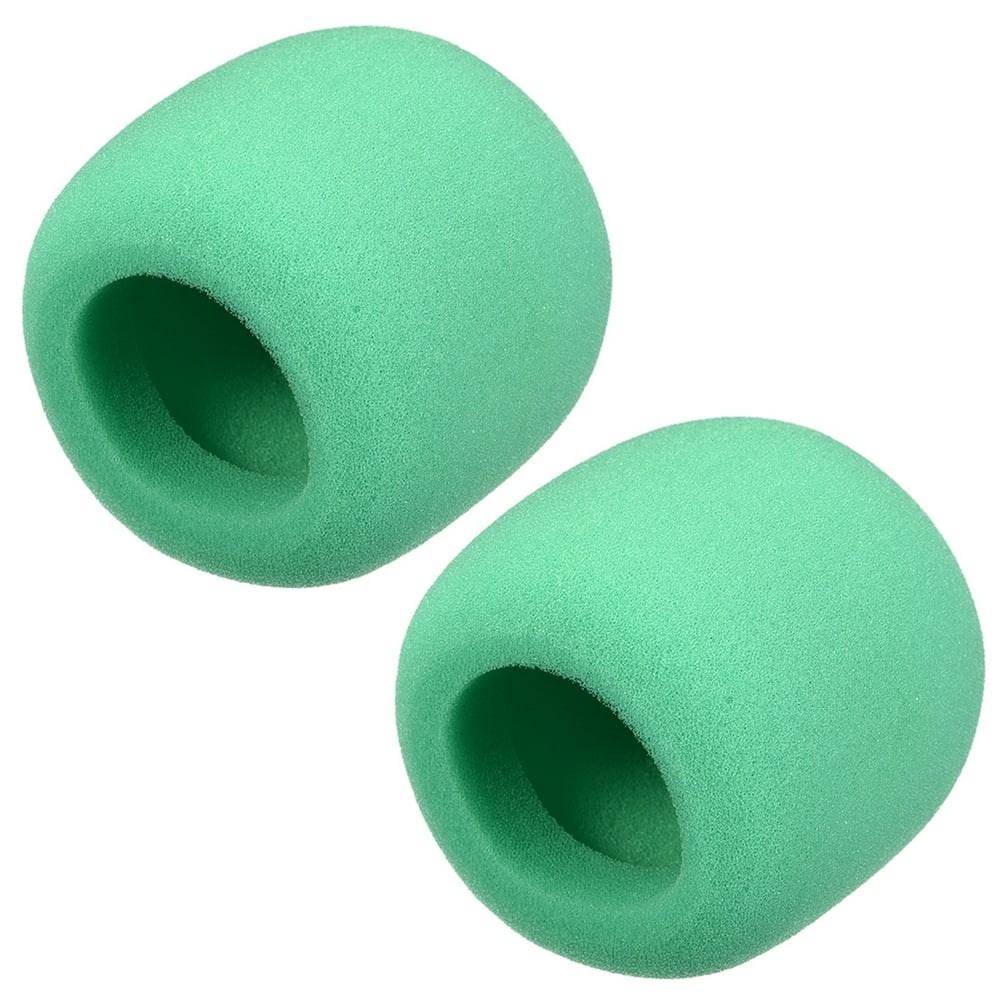 2PCS Thicken BallType Sponge Foam Mic Cover Handheld Microphone