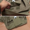 thumbnail image 6 of VBTAPA Mens Camo Rain Jacket Waterproof Windbreaker Jackets Military Tactical Jacket Outdoor Lightweight Hooded Raincoat with Multiple Pockets Lightning Deals Black XL, 6 of 7