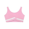 thumbnail image 4 of Nyeemya Yoga Dance Athletic Tank Crop for Girls U Neck Sleeveless Figure Ice Skating Gymnastic Top Pink 6, 4 of 6