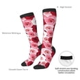 thumbnail image 4 of Logiee Rose Print Gift Stocking Stuffers,Adult Stockings,Novelty Socks,Funny Socks Birthday Running Walking Sleeping, 4 of 6
