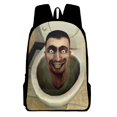 thumbnail image 1 of Skibidi Toilet Printed Backpack Kids Breathable School Book Bags Large Capacity Lightweight Rucksack Travel Daypack Gift, 1 of 1