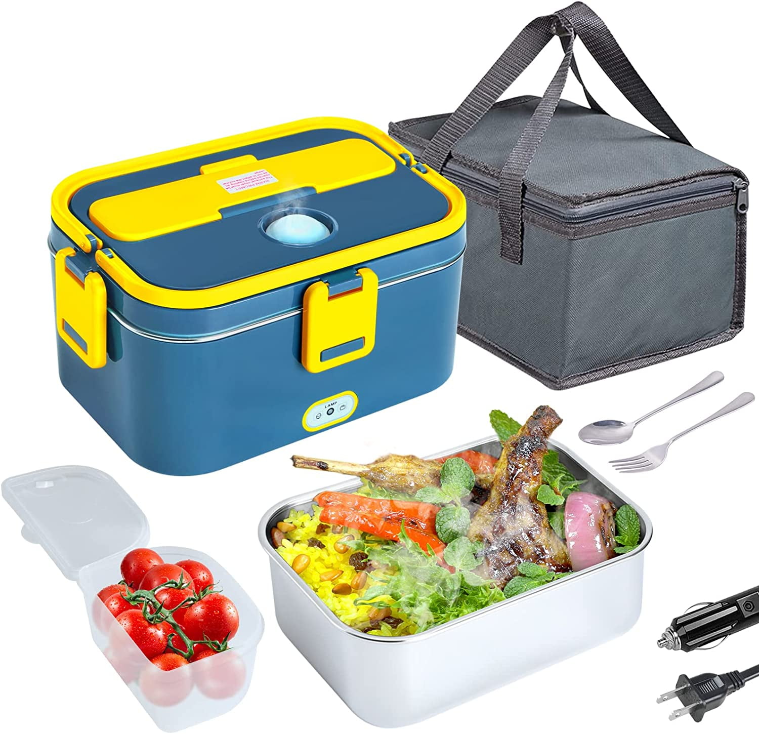 Electric Lunch Box for Car and Home, Work Office - 12V-24V/110V