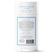 Native Deodorant, Aluminum Free, Midnight Jasmine & Sage, Deodorant for Women and Men, 2.65 oz