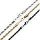 thumbnail image 1 of Cadena De Plata 925 Torsal De 45 Cm Calibre 1.9mm 4 Colores, 1 of 5