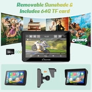 Carpuride W502 Wireless Carplay Screen Motorcycle Display Stereo Bluetooth Waterproof 5Moto Radio