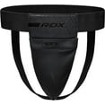 thumbnail image 2 of RDX Groin Guard for Boxing Muay Thai Kickboxing MMA Fighting, Maya Hide Leather Kara Men Jockstrap Martial Arts Training, Abdominal Protector Sparring, Abdo Gear Taekwondo Grappling, 2 of 6