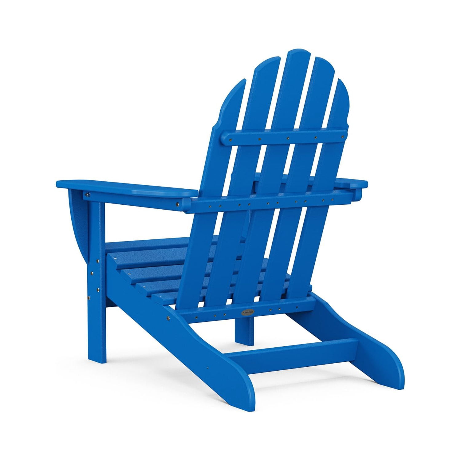 POLYWOOD Classic Outdoor Adirondack Chair in Pacific Blue