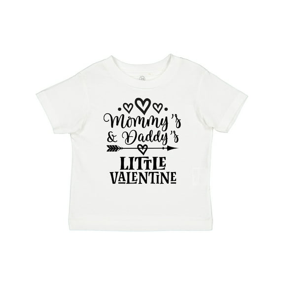 Inktastic Mommy Daddy Little Valentine Boys or Girls Toddler T-Shirt