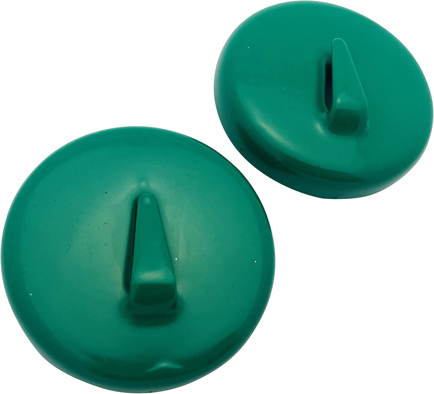 RGHJAR-Magnetic Wreath Hanger Hook for Steel Metal Doors Indoor and Outdoor in Holiday Green Each Holds 6 Pounds, Set of 2
