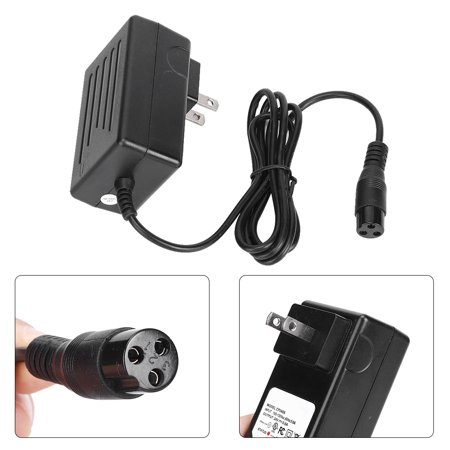 

Scooter Battery Charger Charger For E100 24V 0.6A 3-Prong Charger Fit For E100 E125 E500S PR200 Scooter Bike US Plug 110-130V