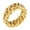 Gold, variant on Mens Womens Stainless Steel 9mm Hip Hop Knot Link Chain Biker Ring Twist Rope Wedding Band Gold Size 9