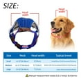 thumbnail image 2 of Outdoor Breathable Adjustable Mesh Hiking Dog Baseball Cap Summer Hat Sun Hat Pet Accessories BLUE M, 2 of 8