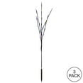 thumbnail image 3 of Vickerman 60 Mardi Gras LED Twig Light Set on Brown Wire Pack of 3., 3 of 3