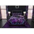 thumbnail image 3 of Pastel Goth Bed Cover, Duvet or Comforter, Black Octopus Tentacles, Gothic, 3 of 7