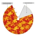 thumbnail image 2 of Sikiie Vintage maple leaves autumn 30-48 inches {designName} Print Christmas Tree Skirt Snowman Xmas Tree Skirt with Edge Christmas Decorations for Holiday Party-36", 2 of 7