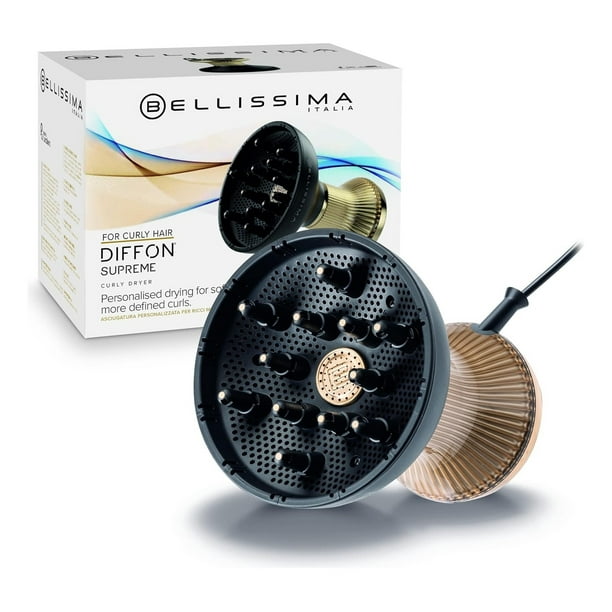 Secador de pelo BELLISSIMA ITALIA Diffon Supreme Negro para cabello rizado y ondulado