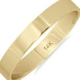 thumbnail image 3 of SZUL Women's 3mm Flat Comfort Fit Wedding Band in 14K Yellow Gold, 3 of 4