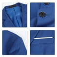 thumbnail image 3 of Mens Slim Fit Blazer Jacket Two-Button Notched Lapel Casual Suit Jacket, 3 of 6