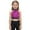 Hot Pink, variant on MuXiKeJi Clothes Girls Glitter Letter Off Shoulder Crop Top Sleeveless Performance Shirt For Dance Party Stage Wear