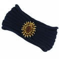 thumbnail image 4 of 2PCS Femmes Bandeau Mode Tricoté Faux Bijoux Bande de Cheveux Tête Wrap, 4 of 8
