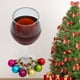 thumbnail image 2 of 6 piezas bola de Navidad encantos de vidrio de plástico copa de vino encantos de copa anillos aros de alambre marcadores de bebida favores de fiesta suministros, 2 of 5