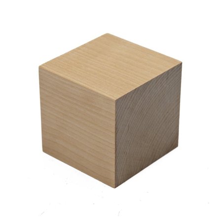 Square Wood Blocks Wooden Cubes – 2-1/2” Baby Wood Square Blocks – For Puzzle Making, Crafts, And DIY Projects – 2 Pieces by Woodpecker Crafts ()
