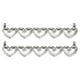 thumbnail image 1 of 2 Pcs Encanto para Agujetas para Zapatillas, Broches Decorativos para Agujetas para Zapatos Casual de Mujeres, Plata (Forma de Corazón), 1 of 7