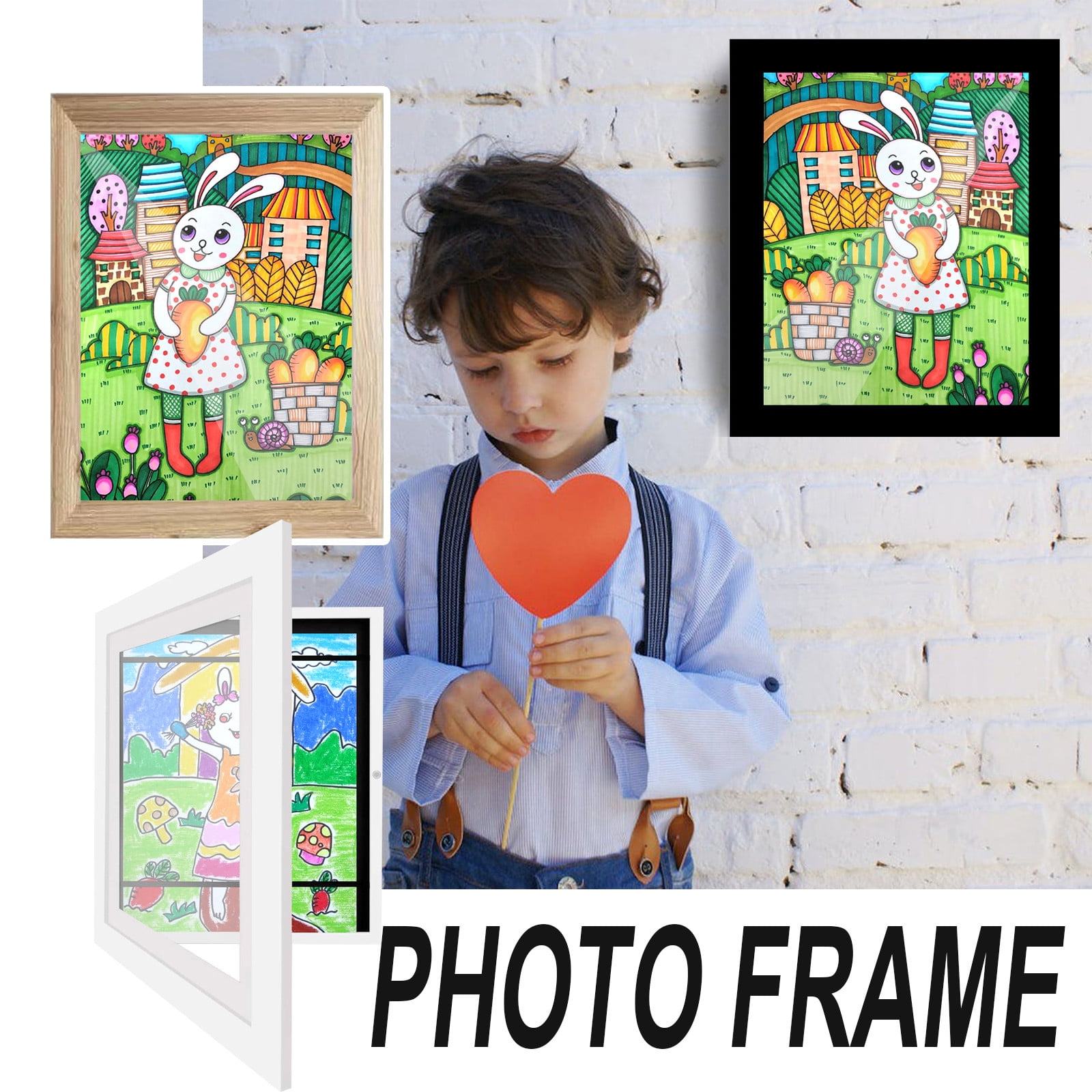 Kids Artwork Picture Frame Kids Art Frames Front Opening and