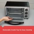 thumbnail image 3 of Black & Decker 4 Slice Black Toaster Oven, 3 of 6