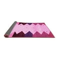 thumbnail image 2 of Ahgly Company Indoor Rectangle Abstract Pink Contemporary Area Rugs, 4' x 6', 2 of 4