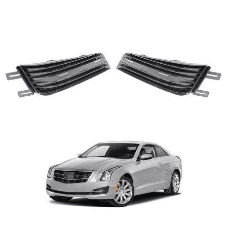 2 Pcs Front Bumper Grille Set For 2015-2019 Cadillac ATS 23260823 23230583