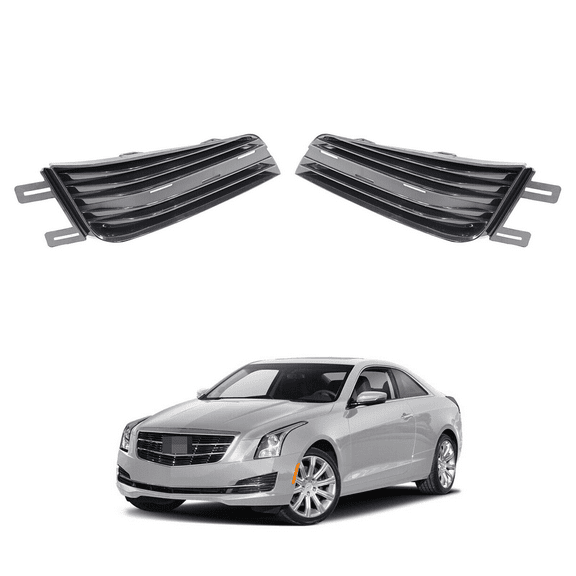 2 Pcs Front Bumper Grille Set For 2015-2019 Cadillac ATS 23260823 23230583