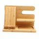 thumbnail image 1 of Estación de acoplamiento para teléfono, organizador de relojes, soporte portátil de madera para teléfono perezoso, soporte para llaves para, 1 of 9