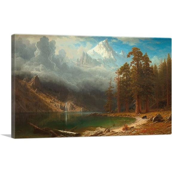 ARTCANVAS Mount Corcoran 1876 Canvas Art Print by Albert Bierstadt - Size: 26" x 18" (0.75" Deep)