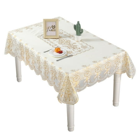 

LinyerOil Proof Table Cloth Rectangle PVC Tablecloth Waterproof Table Cover for Kitchen Dinning Room Decor 120x160cm