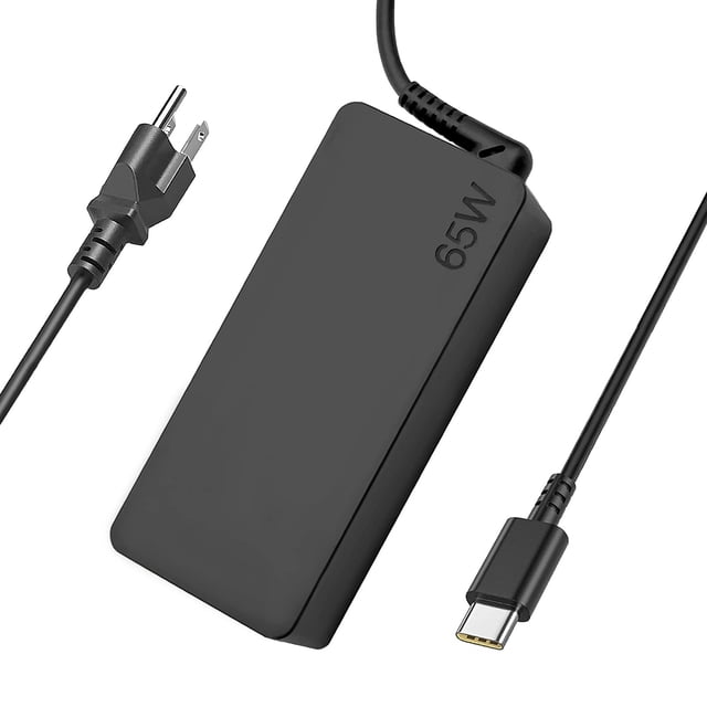 Cargador Dzytnsy USB-C de 65 W y 45 W AC de repuesto para Lenovo ThinkPad T480 T490 T580