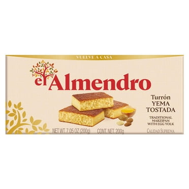 El Almendro Traditional Marzipan with Egg Yolk, 7.05 oz Box