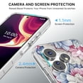 thumbnail image 4 of MyBat Pro Mood Series Case (with Diamonds) for Boost Celero 5G Plus (2024) - Floral Gems, 4 of 5