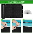 thumbnail image 2 of 4ft x 12ft Heavy-Duty HDPE Privacy Screen Fence – 90% Blockage Mesh Shade for Gardens, Patios, Pools & Balconies, 2 of 7