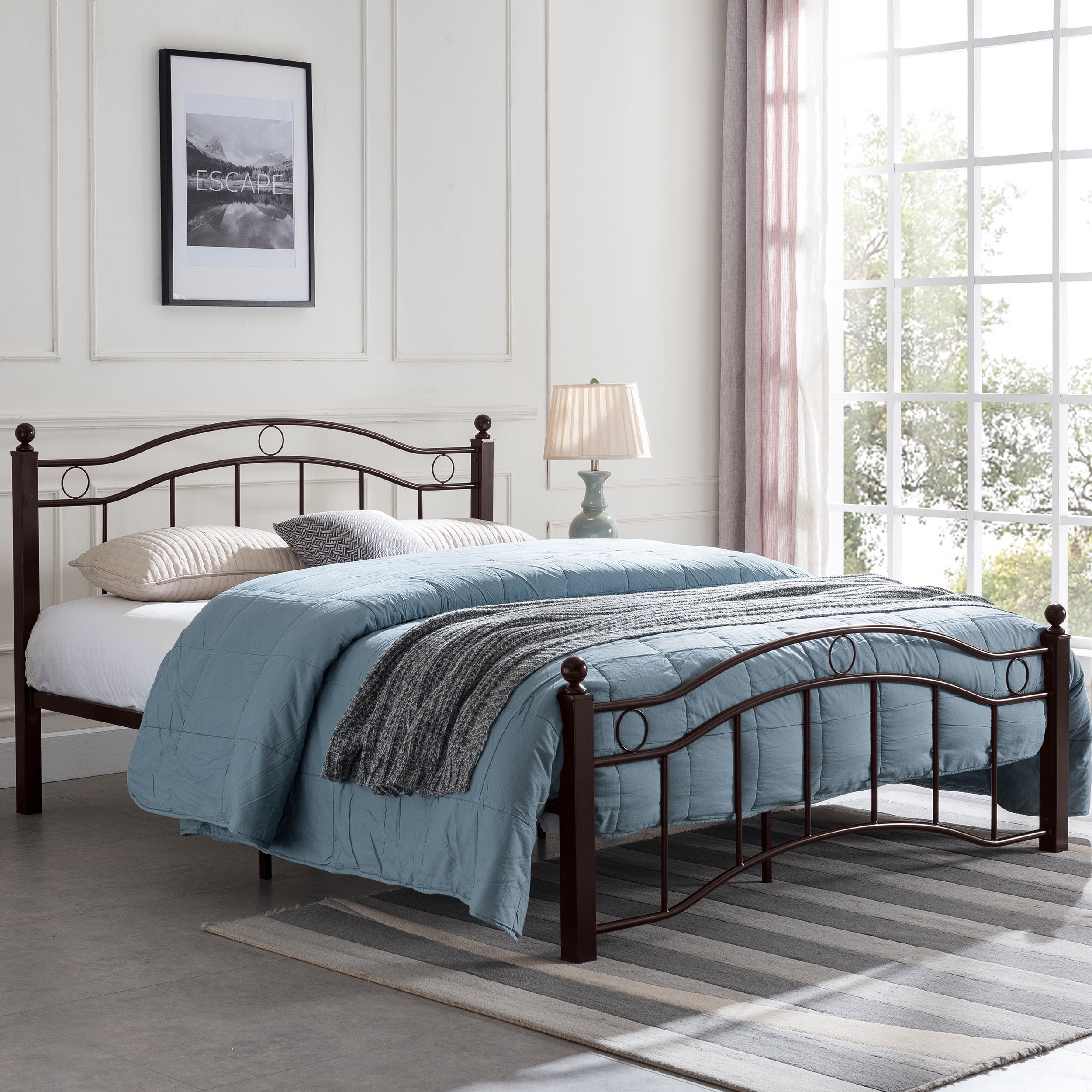 Cole Contemporary Iron Queen Bed Frame Hammered Copper Walmart Com   110f294a C56e 49c6 B185 2252666cae0d 1.99d0a4ce3e257bd5fdd4c29f2f629f99 