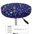 thumbnail image 4 of Disketp Mathematics And Chemistry Funda Redonda para Taburete, Funda de Cojín para Silla de Bar Suave y Elástica-14 inch, 4 of 7