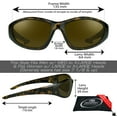 thumbnail image 2 of proSPORT Polarized Bifocal Reading Sunglass Reader Sport Full Wrap Anti-Glare, 2 of 6