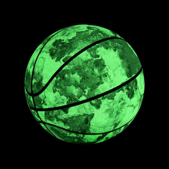 Glow in the Dark Basketball, PU Bounciness Luminous Basketball for Indoor