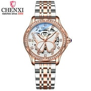 Chenxi Women Automatic Machine Watch Top Brand Luxury Creative Steel Women's Bracelet Watches Waterproof Ladies Wrist Watch - Mechanical Wristwatches