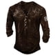 thumbnail image 1 of Camiseta Vintage para hombre, camisa de manga larga con cuello en V de imitación de algodón, ropa informal de gran tamaño, Camisa estampada con ancla de barco, otoño, 1 of 4