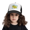 thumbnail image 2 of PAYOHTO Kids USA Map Cartoon Animal Baseball Hat Back Adjustable Mesh Breathable Hats Black Trucker Cap Outdoor Fishing Sun Caps for Boys or Girls ages 4-10, 2 of 9