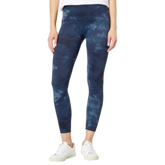 SPANX Look at Me Now Leggings Sans Couture Bleu Profond Teinture sur Nœuds MD R
