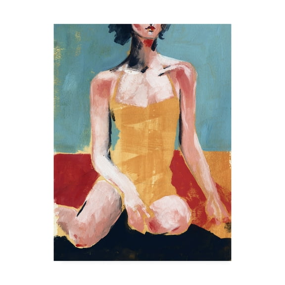 Trademark Fine Art 'Vintage Swim I' Canvas Art by Jennifer Paxton Parker